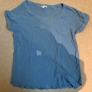 blue james perse womens tee shirt